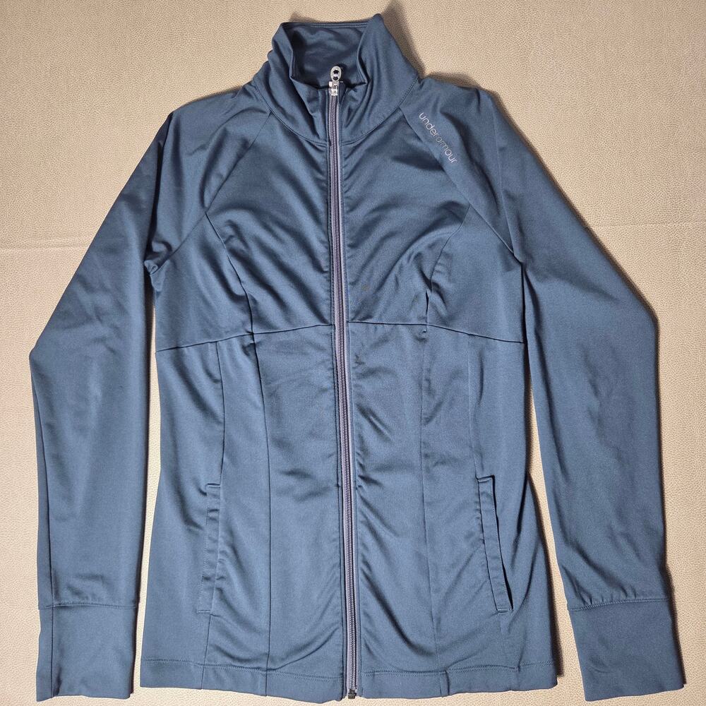 Under Armour Women's AllSeasonGear Full Zip Track Jacket Gray Medium